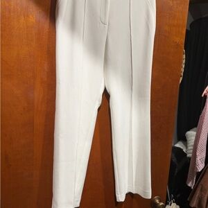 Trina Turk Cream Straight Leg Pants